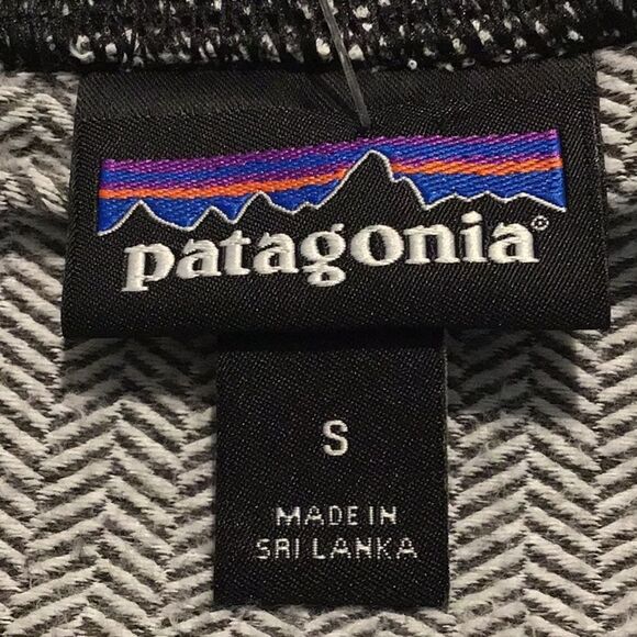 Patagonia Gray Herringbone Long Sleeve Casual Athleisure Performance Dress - Picture 15 of 16